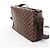 Borsa a tracolla Louis Vuitton Broadway Damier Ebene in marrone N42270 Rosso - vista 5