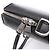Borsa a mano Louis Vuitton Porto Documan Jules in pelle Epi Nero M50163 - vista 6
