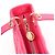 Borsa 2Way Lady Dior Medium in pelle Cannage di Christian Dior in Rosa Grigio - vista 7