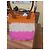 Sandro E24 The Sunset Multicolour Straw Shopper Bag Pink Multiple colors Orange - view 5