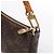 Louis Vuitton Pochette Accessoire Monogram Canvas Handbag in Brown M51980 Marrone - vista 4