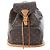 Zaino vintage Louis Vuitton Montsouris GM Monogram Canvas in marrone M51135