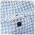 Christian Dior Houndstooth-Baumwollhose mit Gürtel in Blau, Größe FR 38 - Ansicht 4