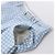 Christian Dior Houndstooth-Baumwollhose mit Gürtel in Blau, Größe FR 38 - Ansicht 9