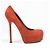 Autre Marque Saint Laurent Tribute Two Brown Suede Pumps, Size 37.5 EU Marrone - vista 3