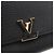 Cartera tri-fold Louis Vuitton Capucines Compact Negro Rosa - vista 5