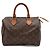 Borsa Louis Vuitton Monogram Speedy 25 Marrone Monogramma