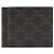 Céline Portafoglio bi-fold CELINE Triomphe Marrone Nero - vista 2