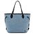 Borsa Tote Louis Vuitton Epi Denim Neverfull MM Blu - vista 2