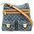 Borsa a tracolla Louis Vuitton Monogram Denim Baggy GM Blu Monogramma