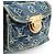 Borsa a tracolla Louis Vuitton Monogram Denim Baggy GM Blu Monogramma - vista 10