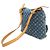 Borsa a tracolla Louis Vuitton Monogram Denim Baggy GM Blu Monogramma - vista 3
