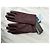Autre Marque Auclair Betsy Lederhandschuhe Bordeaux und Schwarz Braun - Ansicht 3