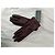 Autre Marque Auclair Betsy Lederhandschuhe Bordeaux und Schwarz Braun - Ansicht 5