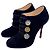 Christian Louboutin Bootoni MJ 100 Stivaletti Camoscio Nero