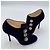 Christian Louboutin Bootoni MJ 100 Stivaletti Camoscio Nero - vista 7
