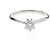 Tiffany & Co Tiffany Solitär-Diamantring aus Platin Silber