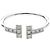 Tiffany & Co. T Wire Or Blanc 18K Argenté - vue 6