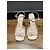 Décolleté Slingback Chanel in mesh rosa e pelle - vista 9