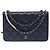 Borsa CHANEL Wallet on Chain in Pelle Blu Navy - 103856