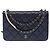 Borsa CHANEL Wallet on Chain in Pelle Blu Navy - 103856 - vista 2
