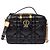 Borsa DIOR Dior Caro in Pelle Nera - 103830 Nero - vista 3