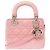 Borsa DIOR Lady Dior in Pelle Rosa - 103858