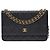Borsa CHANEL Wallet on Chain in Pelle Nera - 103855 Nero