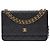Borsa CHANEL Wallet on Chain in Pelle Nera - 103855 Nero - vista 2