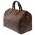 Borsa LOUIS VUITTON Speedy in Tela Marrone - 103848 - vista 4