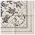 Foulard di seta Hermès Les Tortues marrone 55 - vista 7