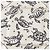 Foulard di seta Hermès Les Tortues marrone 55 - vista 8