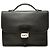 Borsa da lavoro Hermès Clemence Sac a Depeches 27 nera Nero