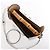 Borsa a mano 2Way in pelle LOEWE Bamboo Buckets in White Beige - vista 6