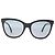 Fendi Zucca FF Logo Wayfarer Sonnenbrille in Schwarz