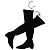 Botas altas de ante negras Stuart Weitzman Negro
