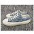 Baskets Louis Vuitton Monogram Denim Blanc Bleu - vue 5
