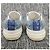 Baskets Louis Vuitton Monogram Denim Blanc Bleu - vue 8