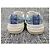 Baskets Louis Vuitton Monogram Denim Blanc Bleu - vue 9