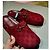 Gucci Rote Samt-Mules mit GG-Monogramm - Ansicht 2