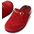 Gucci Rote Samt-Mules mit GG-Monogramm - Ansicht 3