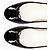 Repetto Ballerine in vernice nera Nero - vista 2