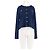 Autre Marque Wollen Gilet Marine Marineblau