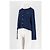 Autre Marque Wollen Gilet Marine Marineblau - Ansicht 4