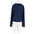 Autre Marque Wollen Gilet Marine Marineblau - Ansicht 6