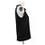 Top de seda negro Yves Saint Laurent - vista 3