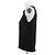Top de seda negro Yves Saint Laurent - vista 4