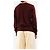 Crimson Kaschmir-V-Ausschnitt-Pullover in Burgundrot - size L Bordeaux - Ansicht 2