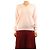 Crimson Rosa Kaschmir-Pullover mit V-Ausschnitt - Größe M Pink