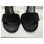 Louis Vuitton Sandali Crystal Flower High Heels Velluto Acrilico Nero Taglia 36 Gold hardware - vista 7